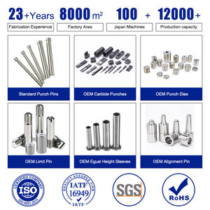 Stanzwerkzeug Metall HTX Stanzformen Stanzwerkzeuge Schmiedekern Formgebung Gehärtete Obere Matrizen mit 1mm Fabrik # 3-Loch-HSS-Oberer Gewindeschneider - Product Image 3
