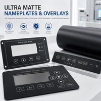 Film BOPET Noir Ultra Mat - Anti-traces de doigts et résistant aux rayures pour plaques signalétiques, automobile et films de recouvrement