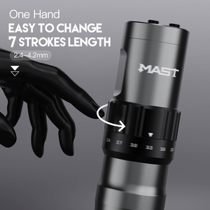 Máquina de Tatuaje <span class=keywords><strong>Mast</strong></span> Fold 2, Precio al por Mayor, Batería Inalámbrica de Gran Capacidad de 1500 mAh, Máquina para Cejas - Product Image 2