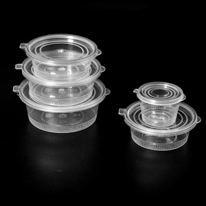 Dùng một lần PP 1/2/3/4oz Mini Gia vị Dip Sauce cup với nắp trong suốt - Product Image 3