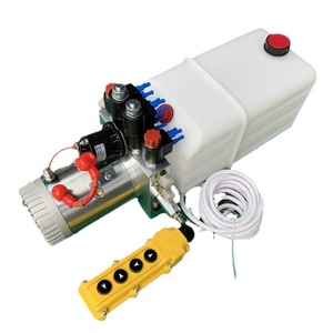 Unidad de Potencia Hidráulica de Doble Control DC Revitalization, Estación de Bombeo Eléctrica de 12V/24V con Tanque y Control Remoto para Uso Industrial - Product Image 4