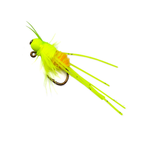 Leurre <span class=keywords><strong>de</strong></span> pêche artificiel en forme <span class=keywords><strong>de</strong></span> <span class=keywords><strong>nymphe</strong></span> à pattes tachetées avec tête en cuivre, <span class=keywords><strong>pour</strong></span> la pêche à la <span class=keywords><strong>truite</strong></span> et au bar - Product Image 1