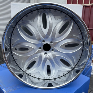 Rines Forjados de 2 y 3 Piezas de 18 19 20 22 24 26 Pulgadas 6061-T6 para Chevrolet GMC GM Jeep RAM Cadillac Hummer Lincoln <span class=keywords><strong>Giordano</strong></span> - Product Image 1
