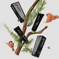 Boîte cadeau de luxe en carton noir personnalisée pour le maquillage Emballage de beauté pliable recyclable pour soins de la peau Stratification mate haut de gamme