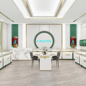 Soluciones Completas de Estanterías para Joyerías, Exhibidores de Joyería de Madera Personalizados con Iluminación LED para Muebles de Exhibición en Centros Comerciales - Product Image 4