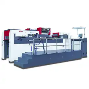 Automatic Corrugated Board Hot Foil Stamping With Holograms Die Cutting Production Line