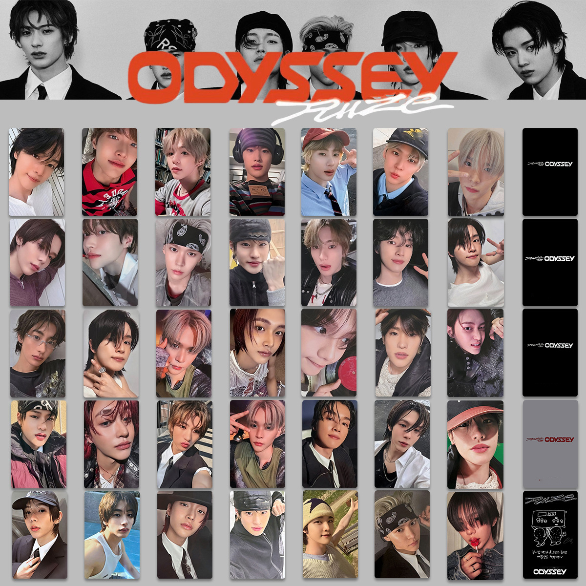 6Pcs/Set Kpop RIIZE ODYSSEY Album Selfie Cards Wonbin Shotaro