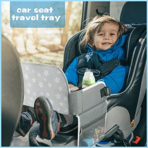 Échantillon gratuit Meilleur prix Plateau de siège auto pour enfants et tout-petits avec sangle d'épaule, Table de siège auto pour enfants, Plateau de voyage pour enfants, Noir - Product Image 2