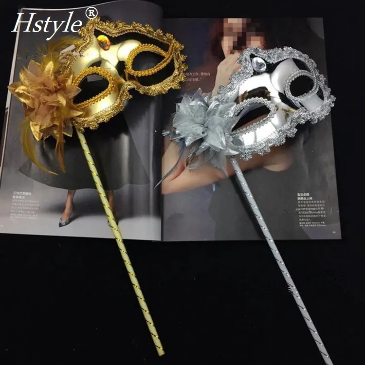 Venetya Masquerade karnival parti el maskeli balo maskesi (Unisex bir boyut) MJA215