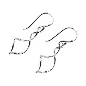 Pendientes de Plata de Ley 925 con Perlas Barrocas de Agua Dulce y Baño de Oro, Joyería Minimalista para Uso Diario - Product Image 1