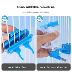 Автоматическая поилка для птиц из АБС-пластика, кормушка и поилка для попугаев, оптовая продажа - Product Image 2