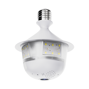 E27 灯泡摄像头 WiFi 360 度全景网络摄像头 无线安全摄像头 1080P 高清 WiFi 摄像头 - Product Image 1