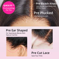 Perruque longue et droite en cheveux humains naturels sans colle, avec dentelle HD transparente 13*4, en gros, cheveux vietnamiens bruts