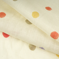 Nouveauté : Tissu imprimé personnalisé à motifs floraux bio en lin et viscose pour vêtements féminins