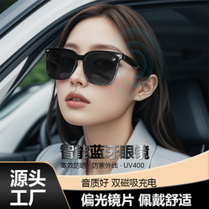 Smart <b>Bluetooth</b> Glasses GS01 Polarized UV400 Voice Control For Driving Music Calls - Product Image 1
