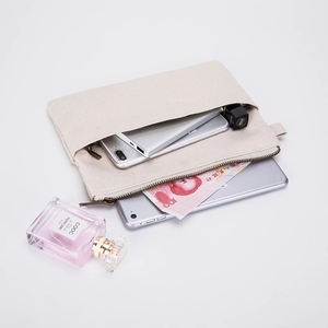 Pochette pour femme en coton recyclé, sac de rangement pour cosmétiques, trousse de maquillage - Product Image 2