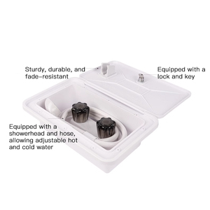 Boîte de <span class=keywords><strong>douche</strong></span> extérieure <span class=keywords><strong>pour</strong></span> camping-car avec interrupteur chaud/froid, pomme de <span class=keywords><strong>douche</strong></span> extractible <span class=keywords><strong>pour</strong></span> camping-car - Product Image 5