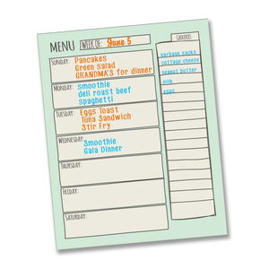 <span class=keywords><strong>Pizarra</strong></span> de Menú <span class=keywords><strong>semanal</strong></span> de borrado en seco magnético para nevera de cocina, planificador de comidas de cena diaria, menú de Snack Bar borrable personalizado - Product Image 5