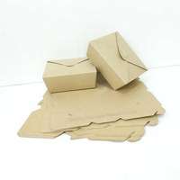 Barquette et boîte à lunch en papier kraft enduit de PE, matériau brut pour contenants alimentaires à emporter pour poulet frit et frites