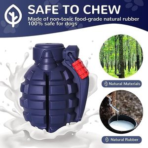 Giocattoli Resistenti da Masticare per <span class=keywords><strong>Cani</strong></span> di Taglia Grande, Giocattolo Interattivo Imbottito per <span class=keywords><strong>Cani</strong></span> Aggressivi, per Giocare a Portare e Distribuire Premietti - Product Image 2