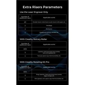 Extensor de Altura de 150 mm para Grabador Láser Creality, Compatible con la Serie Falcon A1 - Product Image 6