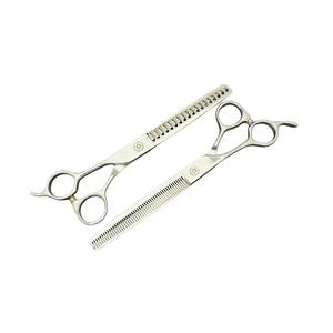 Tijeras de Adelgazamiento para Zurdos G7-7 de 7 Pulgadas, Acero Inoxidable, para Peluquería Canina, Mango Recto, Tijeras de Belleza Industriales - Product Image 4