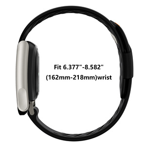 Bracelet de montre sport en silicone compatible avec les modèles standard WHOOP 50 MG, respirant, bicolore, bracelet de remplacement - Product Image 4