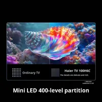 Haier 100H6C 100 inci TV LCD Pintar AI Baru dari Cina