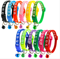 Collier pour chien et chat avec boucle réglable, accessoires pour animaux de compagnie, collier pour chat, petit collier coloré pour animaux de compagnie