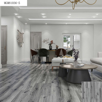Plancher LVT en parquet hickory antistatique de 3 mm, système de clic, durable, adapté aux animaux domestiques, avec couche de protection de 20 mils