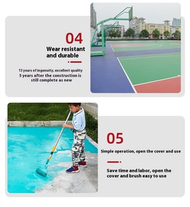 Peinture bois à base de résine pour revêtement de sol Peinture bois pour sols poncés Application de <span class=keywords><strong>lambris</strong></span> au <span class=keywords><strong>pinceau</strong></span> <span class=keywords><strong>ou</strong></span> au <span class=keywords><strong>rouleau</strong></span> - Product Image 5