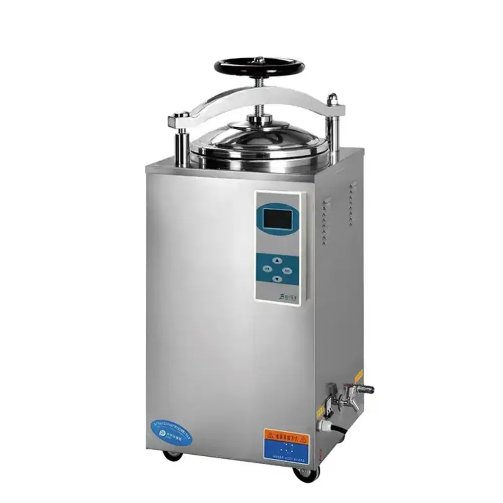 IKEME automatique Vertical main roue pression vapeur stérilisateur Autoclave pour champignons conserves nourriture autoclave stérilisateur
