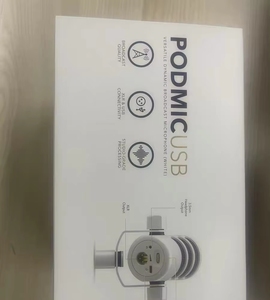 Microphone dynamique double connexion USB <span class=keywords><strong>RODE</strong></span> PodMic avec sortie casque intégrée, contrôle du volume et surveillance à latence nulle - Product Image 3