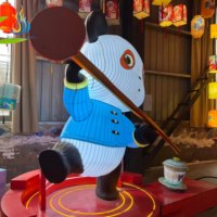 Maßgefertigte Chinesische Panda-Festival-Laterne LED-Beleuchtete Tier-Laterne für Mittherbstfest-Dekoration
