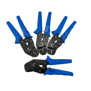 0.25-2.5mm 4 Jaw crimpen zangen Kit For Self Adjustable Crimping Hand Pliers Electrical Wire Terminals Crimper Hand Tool Set