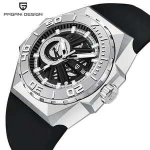 PAGANI DESIGN Top Brand Herren Mechanische Armbanduhr Luxuriöse Saphirglas Sport Wasserdichte 100M Edelstahl Automatik uhr Herren