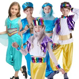Middle East Tuhao Costume Children Saudi Dubai Dress Robes Aladdin Prince Clothing Children's Day Boys Show Clothes