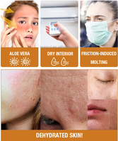 Crème solaire visage à base de plantes en marque privée, soin de la peau biologique, anti-âge, éclaircissante, hydratante, crème visage jour et nuit