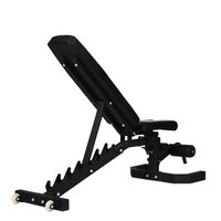 Banc de musculation réglable avec logo personnalisé, extension pour soulevé de cuisse, cadre en acier, équipement de fitness multifonctionnel pour la maison, fournisseur d'équipements de fitness inclinables