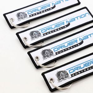 Personalized Driving Community Inspired Fabric <b>Key</b> Strap <b>for</b> Car Clubs and Automotive Events Jet Tag Keychain - Product Image 2