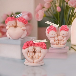 Molde de Silicona Reutilizable Antiadherente en Forma de Corazón 3D para Velas Aromáticas, Decoración del Hogar, UNIMOULD, Venta al por Mayor, Día de San Valentín - Product Image 2