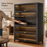 Armoire de rangement en acier grande capacité pour chambre à coucher, meuble de rangement métallique pour la maison, mobilier en acier pour chambre à coucher à usage domestique