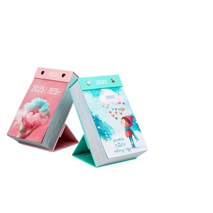 Tùy Chỉnh 365 Ngày Bàn Lịch Kế Hoạch 2025 Loose-Leaf Ràng Buộc Giấy Advent Lịch Hộp Với Đồng Hồ Thấp Moq In Ấn - Product Image 2