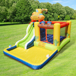 Petit château gonflable Oxford pour enfants, intérieur/extérieur, modèle NB-93016, pour jardin et maison, jouets gonflables pour enfants. - Product Image 4