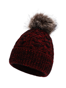 Chapeau unisexe en tricot 100% acrylique pour garçons et filles, avec <span class=keywords><strong>pompon</strong></span>, doux au toucher, chaud, chapeau de voyage, tissu commun, motif uni/à carreaux - Product Image 6