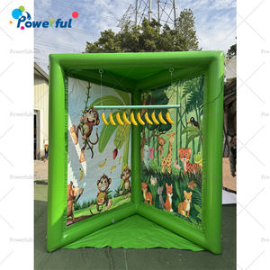 Jeu gonflable personnalisé Attrape la <span class=keywords><strong>banane</strong></span> : Défi de réflexe rapide œil-main, jeu de carnaval gonflable - Product Image 2