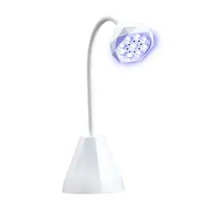 Lampu pengering kuku, lampu pengering kuku cepat kering profesional 27W putih penjepit dengan USB portabel 2023