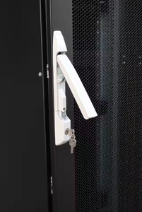 Armoire serveur verticale 42U à haute ventilation, rack réseau ventilé 19 pouces avec portes perforées doubles pour serveur - Product Image 5