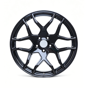 Jantes forgées de style Black Knight de qualité assurée, 23, 24, 25, 26 pouces, 5x112, pour <span class=keywords><strong>Audi</strong></span> <span class=keywords><strong>Q3</strong></span> <span class=keywords><strong>Sportback</strong></span>, à huit branches, avec moyeu personnalisé - Product Image 1