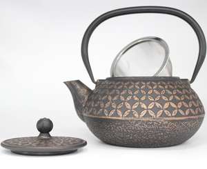 Commerce extérieur Exportation Couleur Fine Noir Or <span class=keywords><strong>Fonte</strong></span> Bouilloire Eau bouillante Théière Ménage Théière - Product Image 1